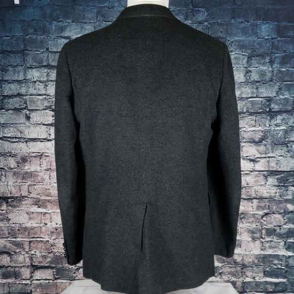 Vintage Camelhair Blend Grey Blazer by David Alan - Picture 4 of 6